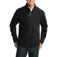 thumbnail image 1 of JustBlanks Mens Full Zip Midweight Performance Fleece Jacket with Stretch Panels, 1 of 1