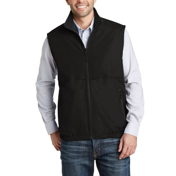 JustBlanks Reversible Charger Vest with Wind Resistant Shell Fleece Lining