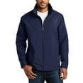 thumbnail image 1 of Just Blanks Successor Jacket Stowaway Hood In Cadet Collar With Hook And Loop Closure, True Navy, 4XL, 1 of 1