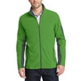 thumbnail image 1 of Just Blanks Summit Fleece Full-Zip Jacket Reverse Coil Zippers Front Zippered Pockets, Vine Green/ Magnet, 4XL, 1 of 1