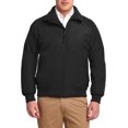 thumbnail image 1 of JustBlanks Mens Tall Insulated Full Zip Water Resistant Jacket with Fleece Lining Ribbed Cuffs, 1 of 1