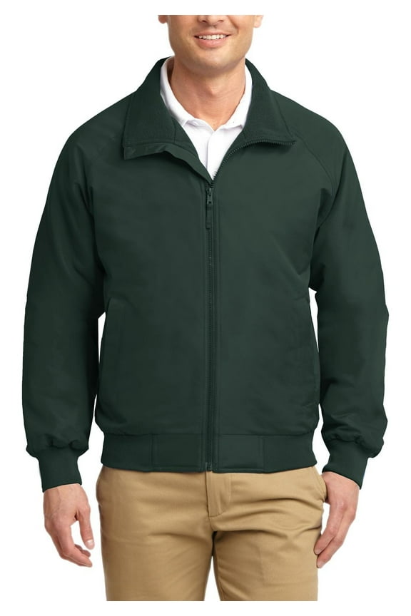 Tall Lightweight Bomber Jacket with Insulated Sleeves Water Resistant Polyester Shell