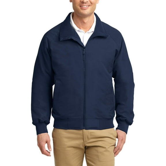 JustBlanks Tall Lightweight Bomber Jacket with Insulated Sleeves Water Resistant Polyester Shell