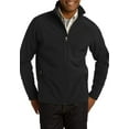 thumbnail image 1 of Just Blanks Tall Core Soft Shell Jacket Breathability Rating Reverse Coil Zippers, Black, 4XLT, 1 of 1