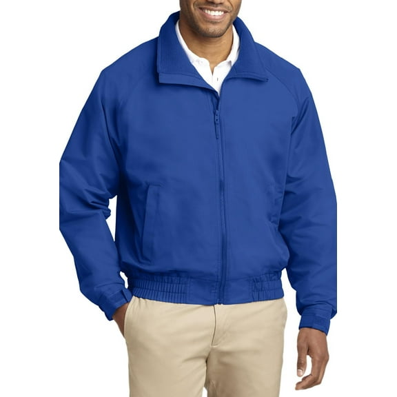 JustBlanks Mens Tall Lightweight Water Resistant Charger Jacket Zip Front Stand Collar Long Sleeves