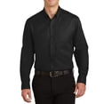 thumbnail image 1 of JustBlanks Mens Tall Fit Long Sleeve Twill Shirt with Button Down Collar, 1 of 1