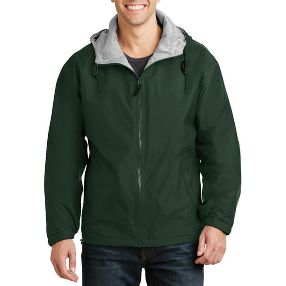 JustBlanks Lightweight Team Jacket with Polyester Sweatshirt Fabric Hood Lining