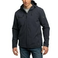 thumbnail image 1 of JustBlanks Textured Hooded Soft Shell Jacket with Water Resistant Film Insert, 1 of 1