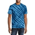 thumbnail image 1 of JustBlanks Tiger Stripe Tie Dye 100 Cotton Crew Neck Short Sleeve T-Shirt, 1 of 1