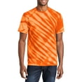 thumbnail image 1 of JustBlanks Tiger Stripe Tie Dye 100 Cotton Crew Neck Short Sleeve T-Shirt, 1 of 1