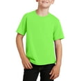 thumbnail image 1 of JustBlanks Youth Short Sleeve Cotton Blend Crewneck Soft Ring Spun Fabric T-Shirt, 1 of 1