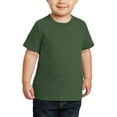 thumbnail image 1 of JustBlanks Toddler Short Sleeve Cotton Blend Crewneck T Shirt, 1 of 1