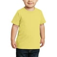 thumbnail image 1 of JustBlanks Toddler Short Sleeve Cotton Blend Crewneck T Shirt, 1 of 1