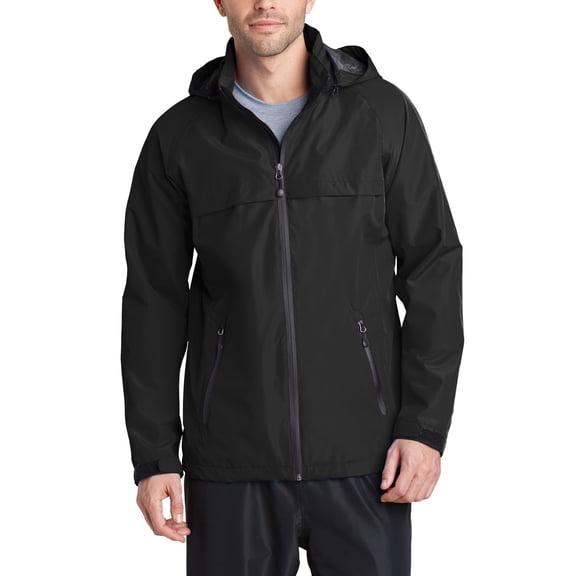 JustBlanks Mens Torrent Waterproof Jacket Lightweight Breathable Packable Rain Jacket with Adjustable Hood