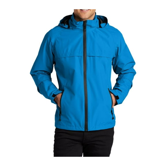 JustBlanks Mens Torrent Waterproof Jacket Lightweight Breathable Packable Rain Jacket with Adjustable Hood
