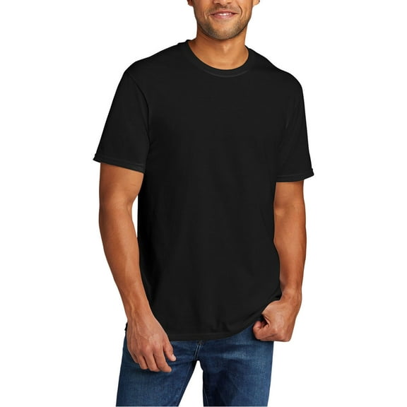 JustBlanks Tri-Blend Soft Lightweight T Shirt Polyester Cotton Rayon Short Sleeve Ribbed Crew Neck