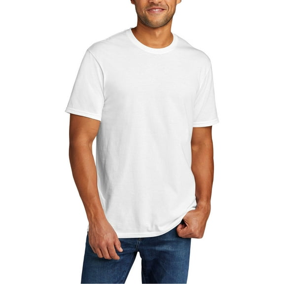 JustBlanks Tri-Blend Soft Lightweight T Shirt Polyester Cotton Rayon Short Sleeve Ribbed Crew Neck