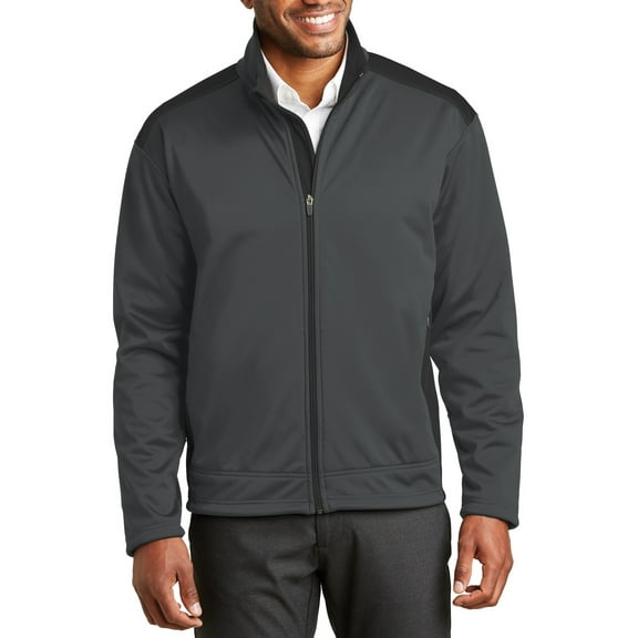 JustBlanks Two Tone Soft Shell Jacket Water Resistant Breathable Adjustable Hem