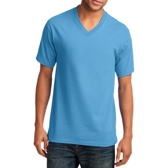JustBlanks Essential V Neck Tee Cotton Shirt for Casual Wear