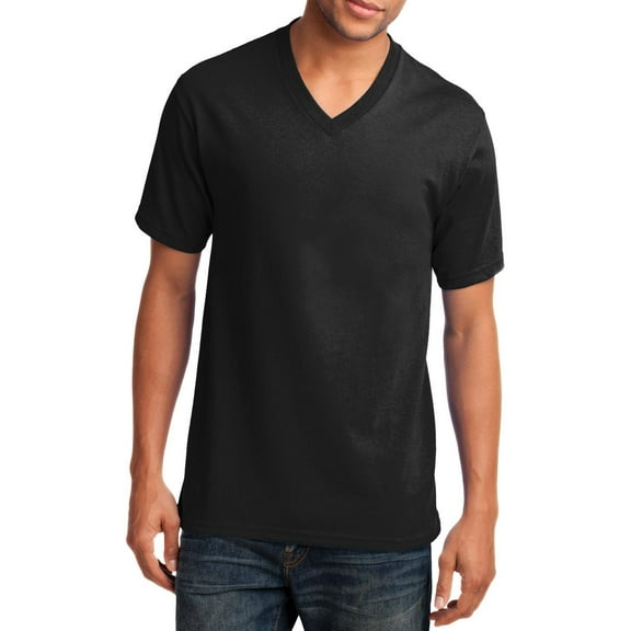 JustBlanks Essential V Neck Tee Cotton Shirt for Casual Wear