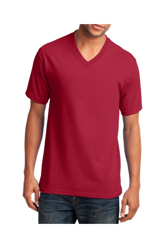 Essential V Neck Tee Cotton Shirt for Casual Wear