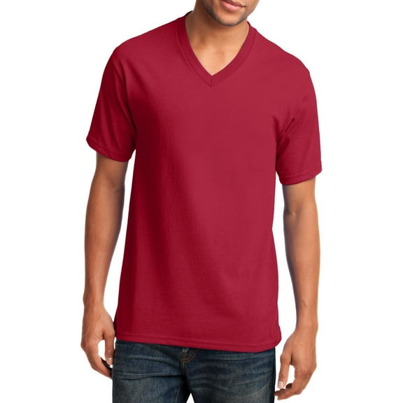 JustBlanks Essential V Neck Tee Cotton Shirt for Casual Wear
