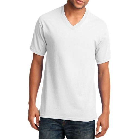 JustBlanks Essential V Neck Tee Cotton Shirt for Casual Wear