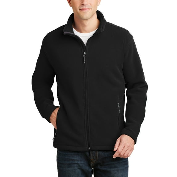JustBlanks Value Fleece Jacket with Twill Taped Neck Adjustable Hem 100 Polyester Multiple Colors