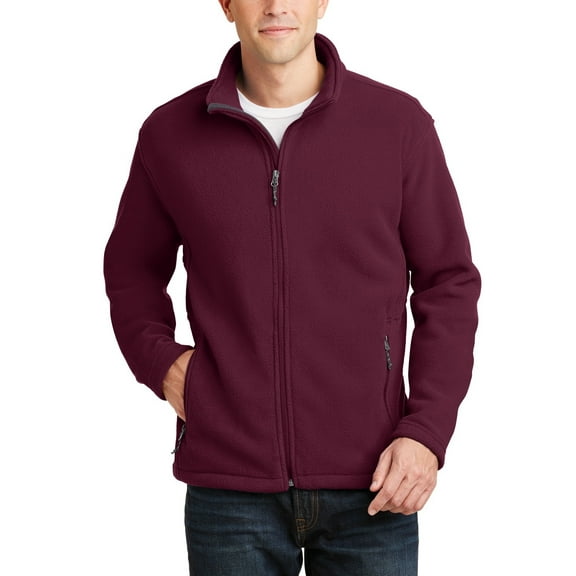 JustBlanks Value Fleece Jacket with Twill Taped Neck Adjustable Hem 100 Polyester Multiple Colors