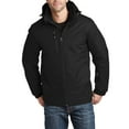 thumbnail image 1 of Just Blanks Vortex Waterproof 3-in-1 Jacket Detachable Hood With Drawcord And Toggles For Adjustability, Black/ Black, S, 1 of 1