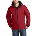 thumbnail image 1 of Just Blanks Vortex Waterproof 3-in-1 Jacket Detachable Hood With Drawcord And Toggles For Adjustability, Rich Red/ Black, XL, 1 of 1