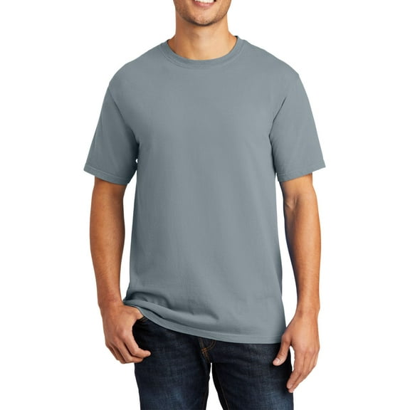 JustBlanks Beach Wash Garment Dyed Ring Spun Cotton Short Sleeve Crewneck T Shirt