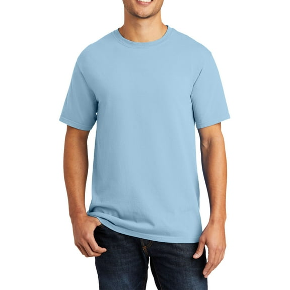 JustBlanks Beach Wash Garment Dyed Ring Spun Cotton Short Sleeve Crewneck T Shirt