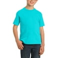 thumbnail image 1 of JustBlanks Youth Garment Dyed Beach Wash Soft Cotton Crew Neck Short Sleeves T Shirt, 1 of 1