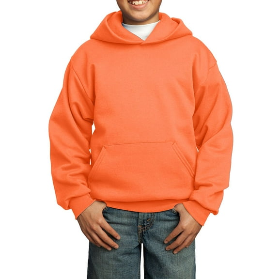 JustBlanks Youth Core Fleece Pullover Hooded Sweatshirt