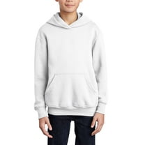 JustBlanks Youth Core Fleece Pullover Hooded Sweatshirt