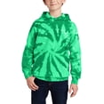 thumbnail image 1 of JustBlanks Youth Tie Dye Pullover Hoodie Cotton Polyester Fleece Crew Neck Long Sleeve Sweatshirts, 1 of 1