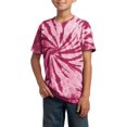 thumbnail image 1 of JustBlanks Youth Tie Dye 100 Cotton Crew Neck Short Sleeves T Shirt, 1 of 1