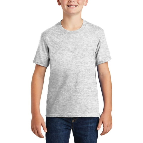 JustBlanks Youth Soft Blend Short Sleeve Lightweight Comfortable Fit T Shirt