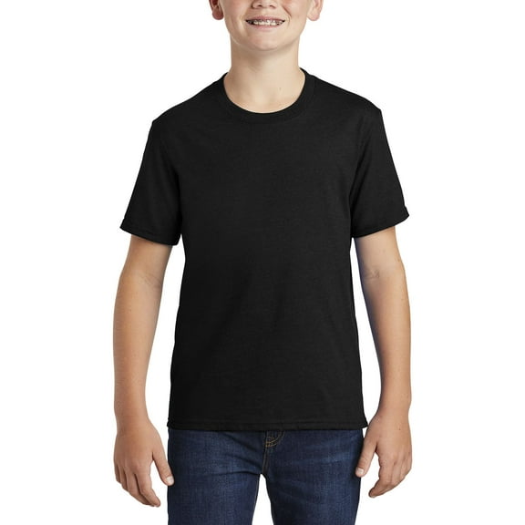 JustBlanks Youth Soft Blend Short Sleeve Lightweight Comfortable Fit T Shirt