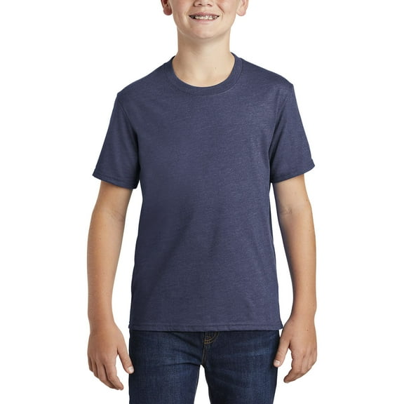 JustBlanks Youth Soft Blend Short Sleeve Lightweight Comfortable Fit T Shirt