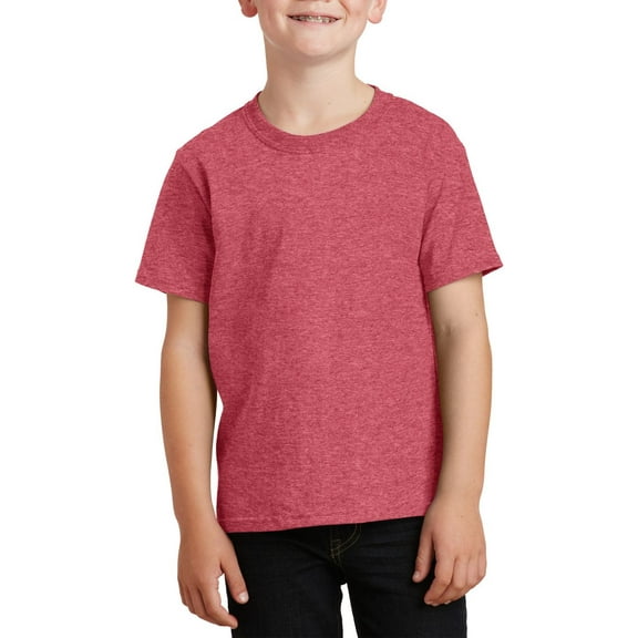 JustBlanks Youth Core Cotton Classic Fit Crew Neck Short Sleeves T Shirt