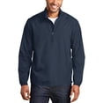 thumbnail image 1 of Just Blanks Zephyr 1/2-Zip Pullover Water Resisting Performance With a Silky Smooth Hand, Dress Blue Navy, 4XL, 1 of 1