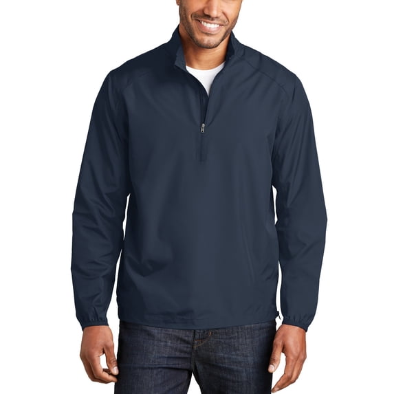 JustBlanks Zephyr 1 2 Zip Pullover Lightweight Wind Resistant Performance Jacket