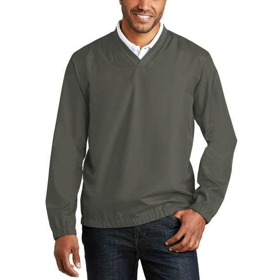 JustBlanks Zephyr V Neck Pullover Lightweight Wind Resistant Polyester Sweatshirt