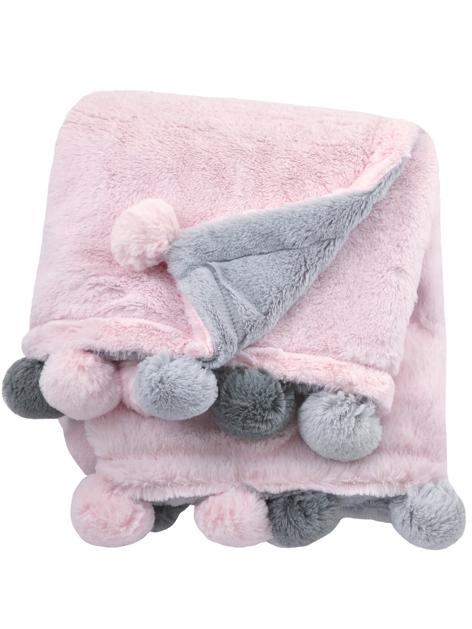 Just Born Baby Girls Plush Blanket