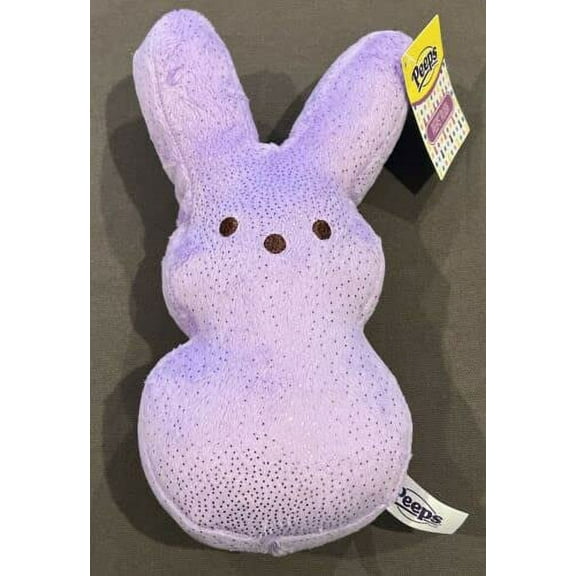 Just Born Easter Plush Peeps Various Sizes Pink, Yellow, Blue, Lavender, Easter Basket, Gift, Present, (10", Purple)