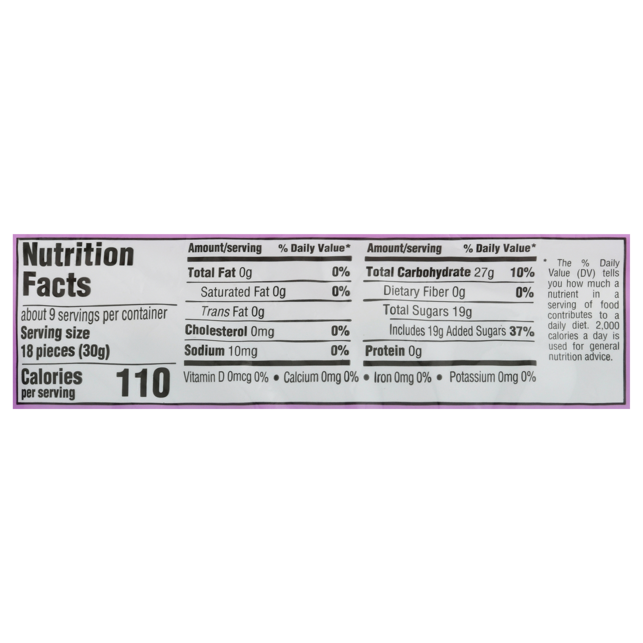 Just Born Jelly Beans Licorice Flavored 10oz Bag