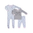 thumbnail image 1 of Just Born® Organic Baby Girls Pajama Set, 3-Piece, 1 of 7