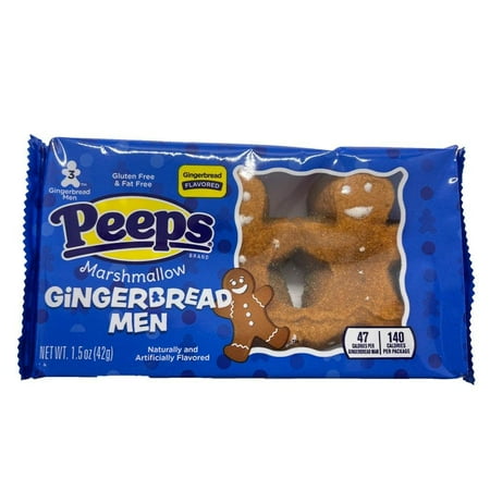 Just Born Pr Peeps Ingerbreat Flavored Marsh Men